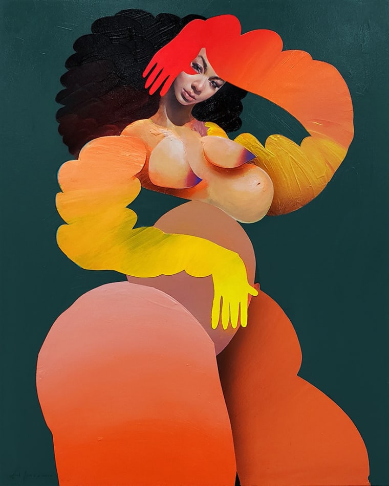 Erik Jones, Standing Nude, 2020