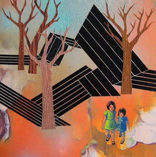Seonna Hong landscape with two girls