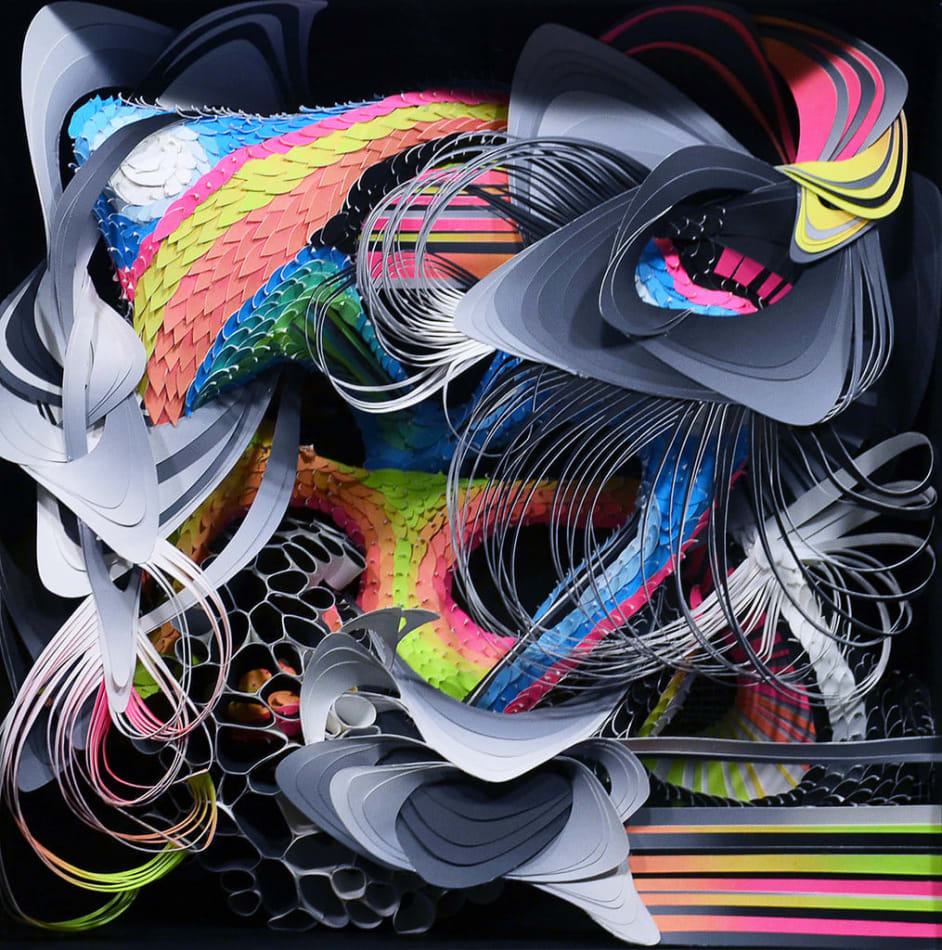 Crystal Wagner paper sculpture detail