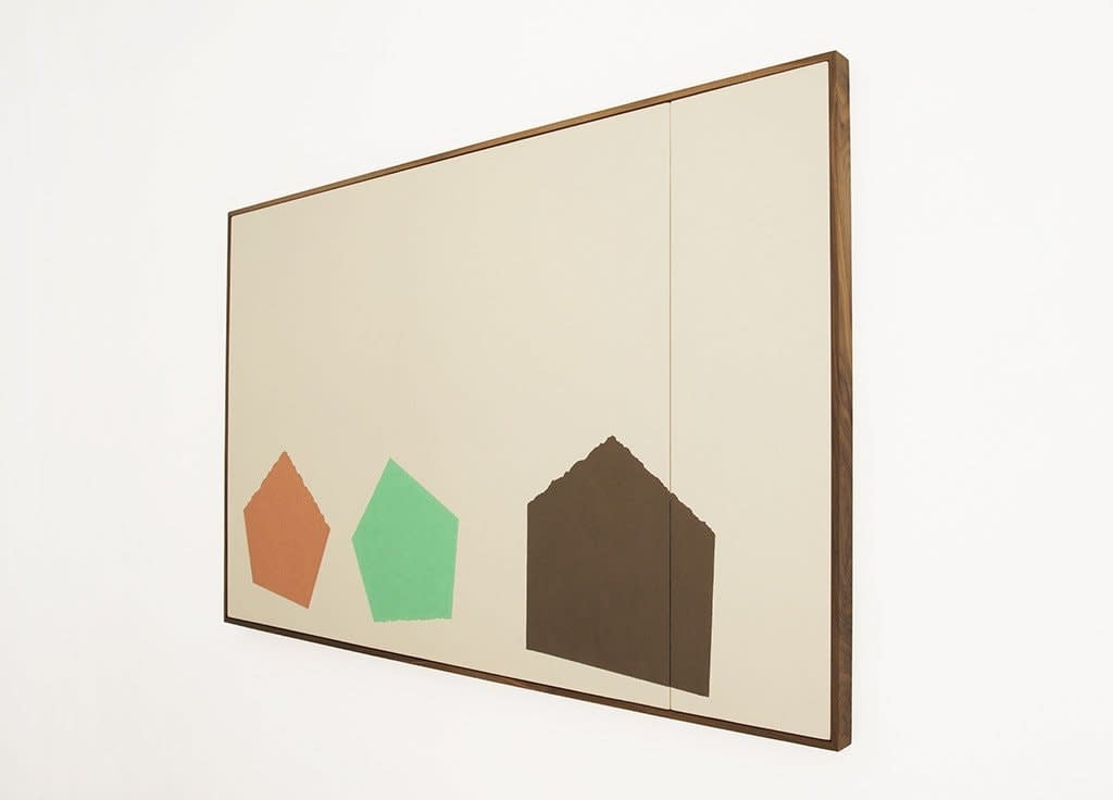 Steuart Pittman minimal painting with three shapes