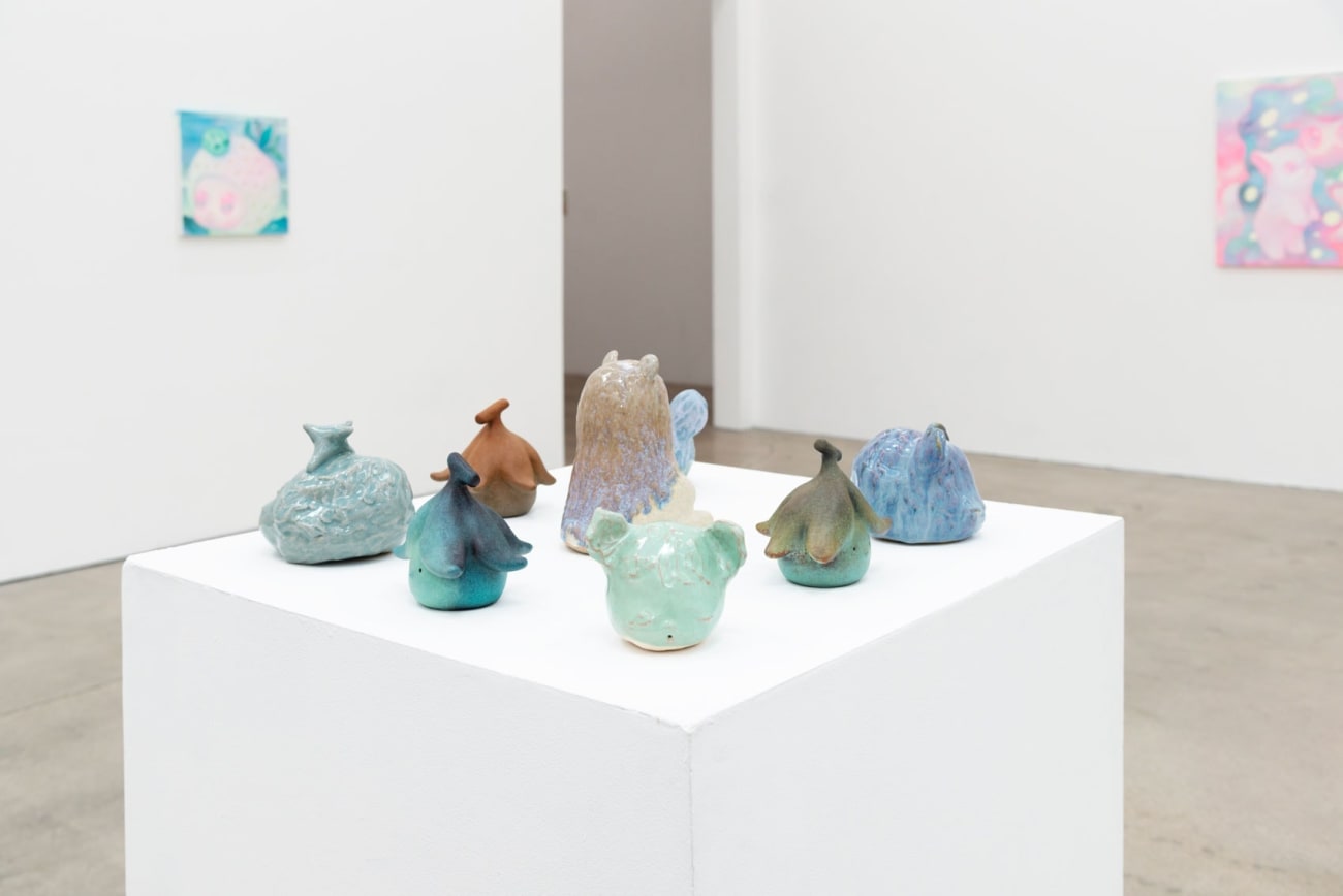 Installation view of Hashimoto Contemporary Los Angeles with So Youn Lee's work