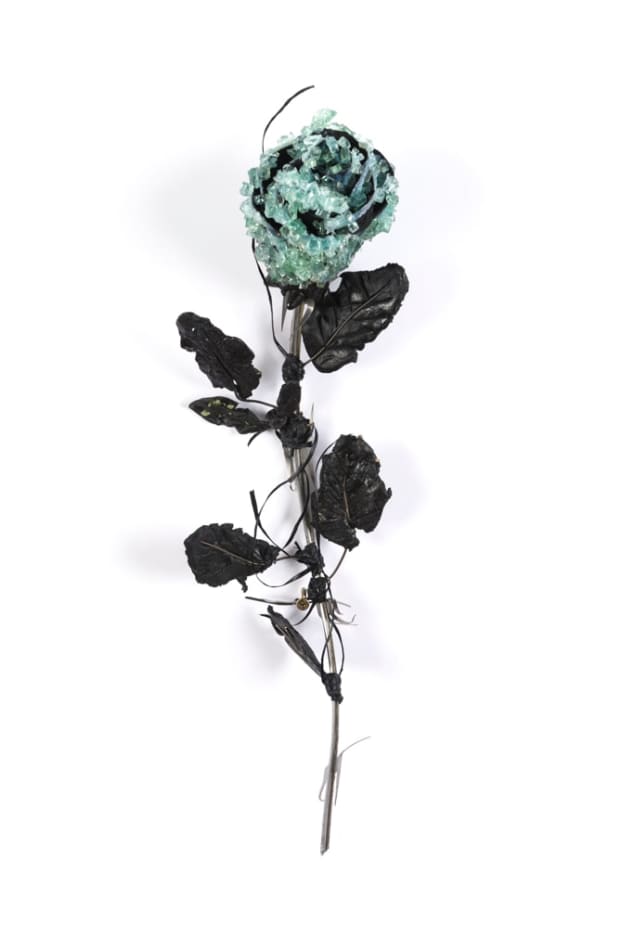 Lucien Shapiro, Rose with Leaves 2, 2017