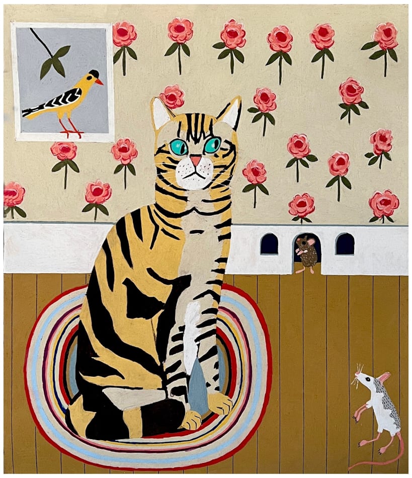 James Eddy, Cat and Mouse, 2023
