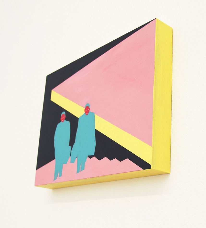 Mario Wagner colorful painting of figures