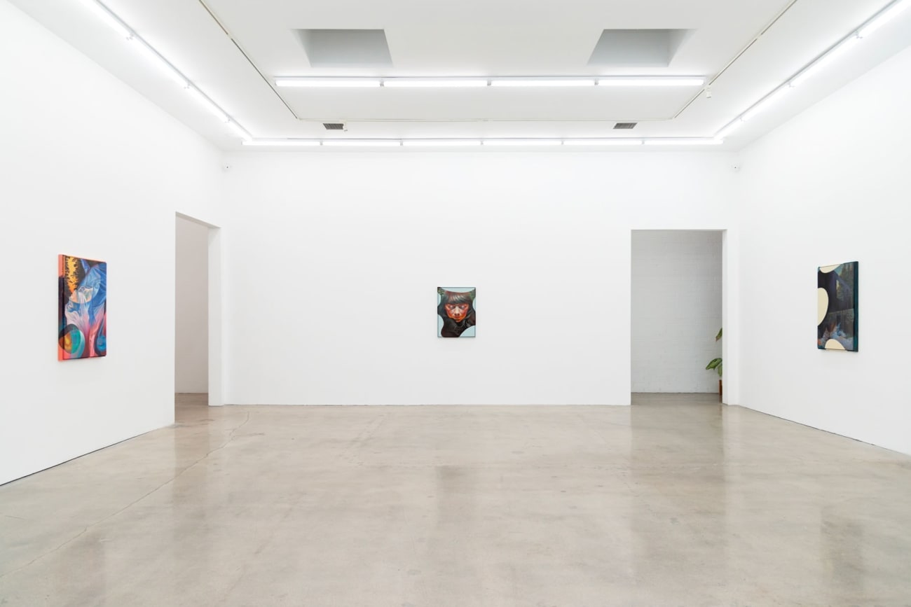Installation image of the painting at Hashimoto Contemporary Los Angeles