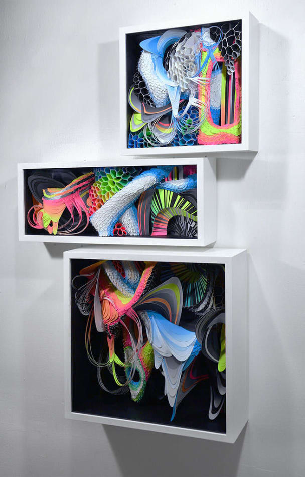 Crystal Wagner paper sculpture detail
