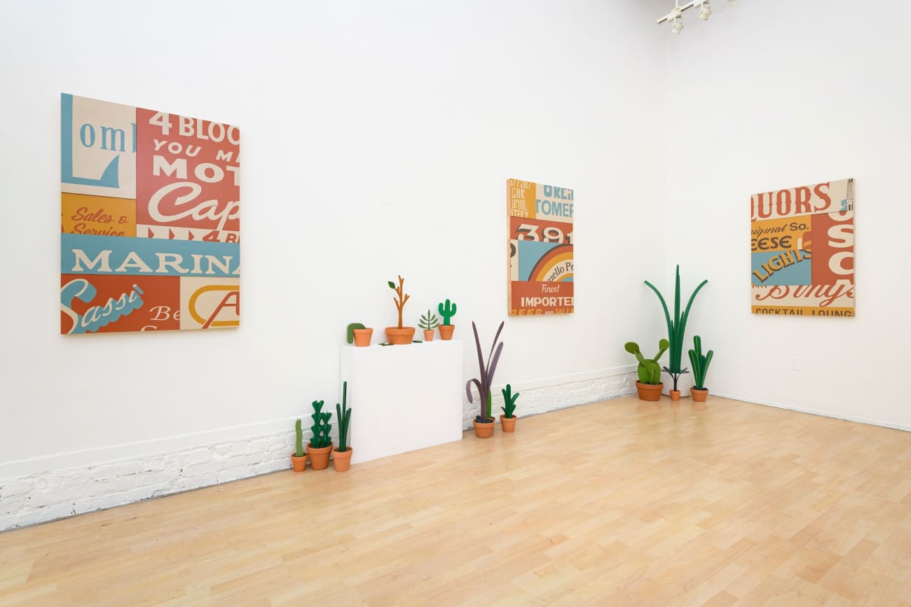 installation photo of Jeff Canhams artwork