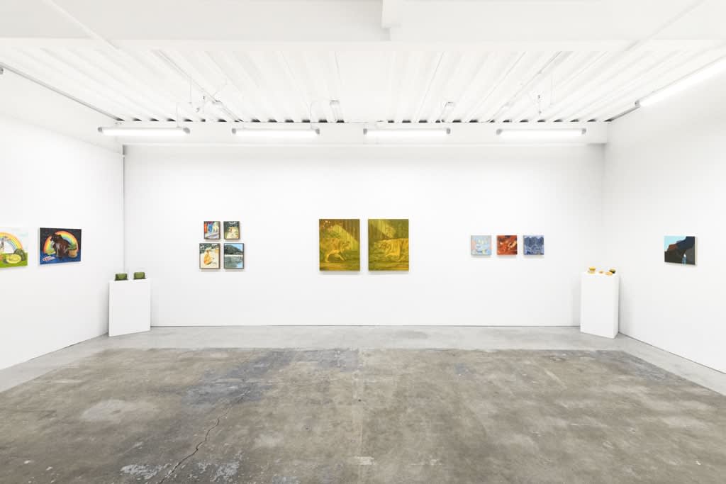 Installation view of the group exhibition Doggone Delightful at Hashimoto Contemporary San Francisco