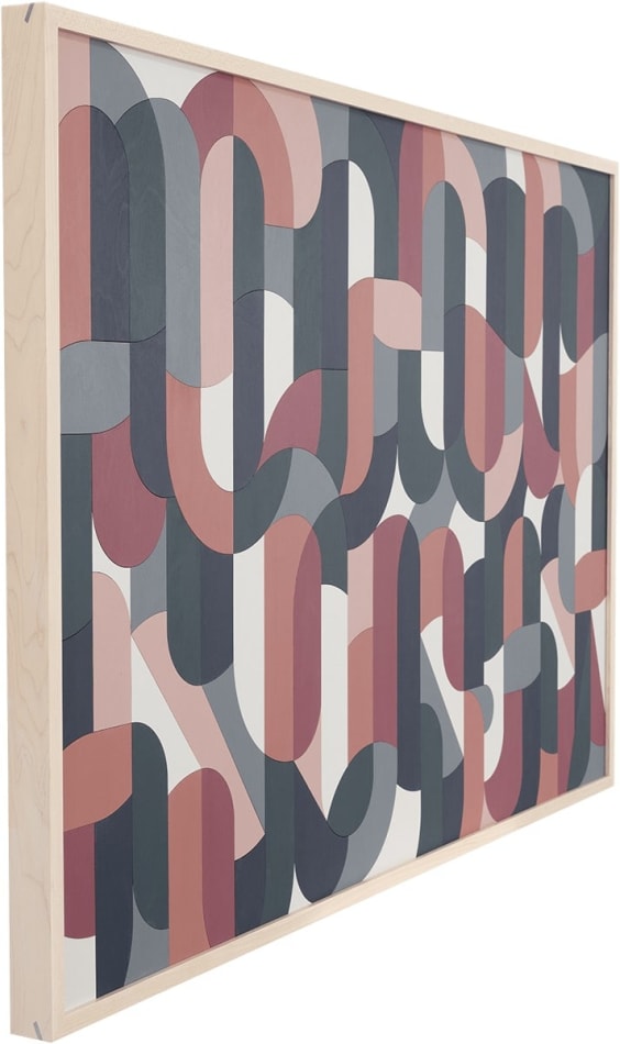 side view of artwork