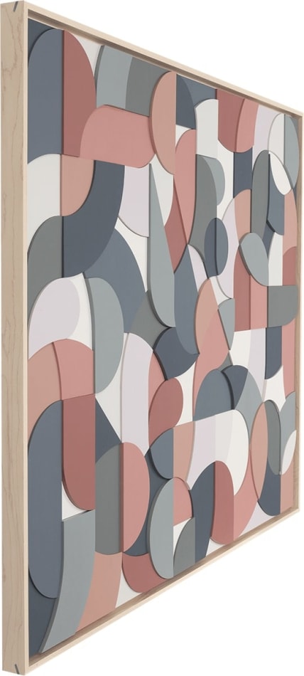 side view of artwork