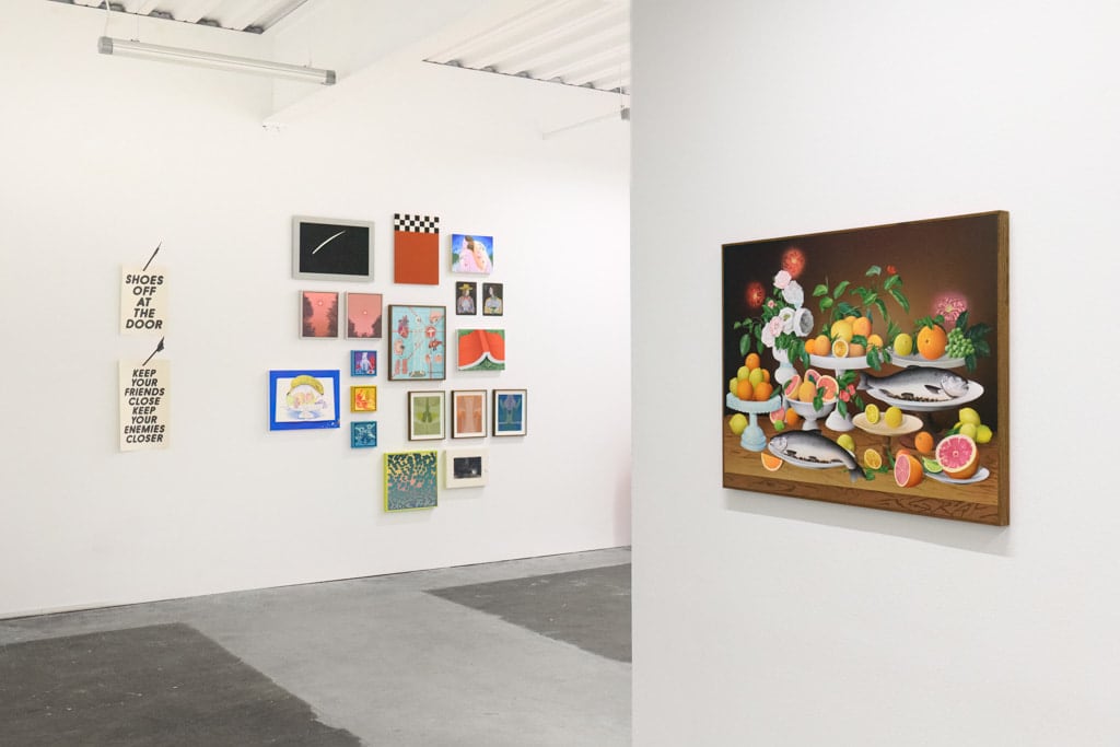 Installation view of 