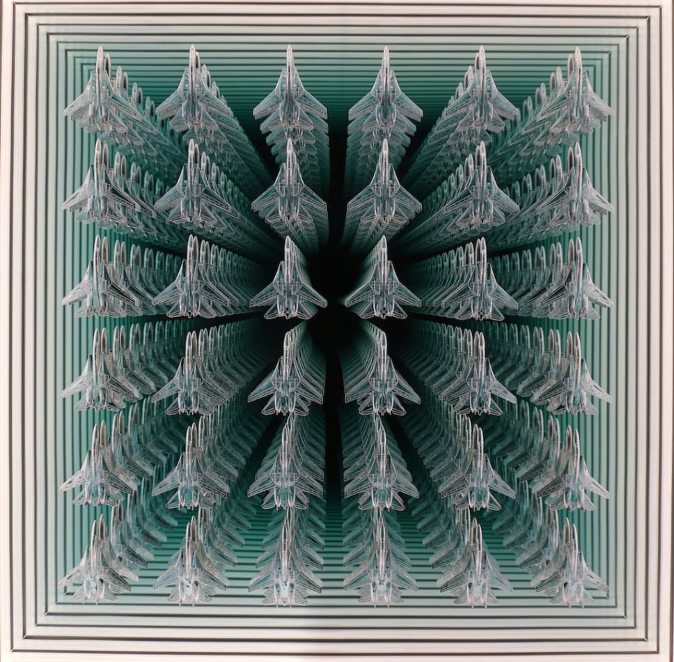 Peter Gronquist, 6x6 Chrome Jets, 2017