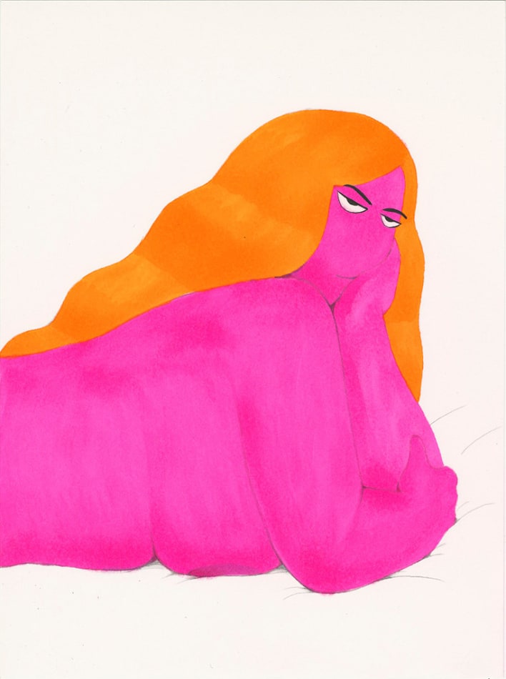 Miranda Tacchia, When you mentioned a book you like and notice a copy of it on his nightstand a few days later, 2019