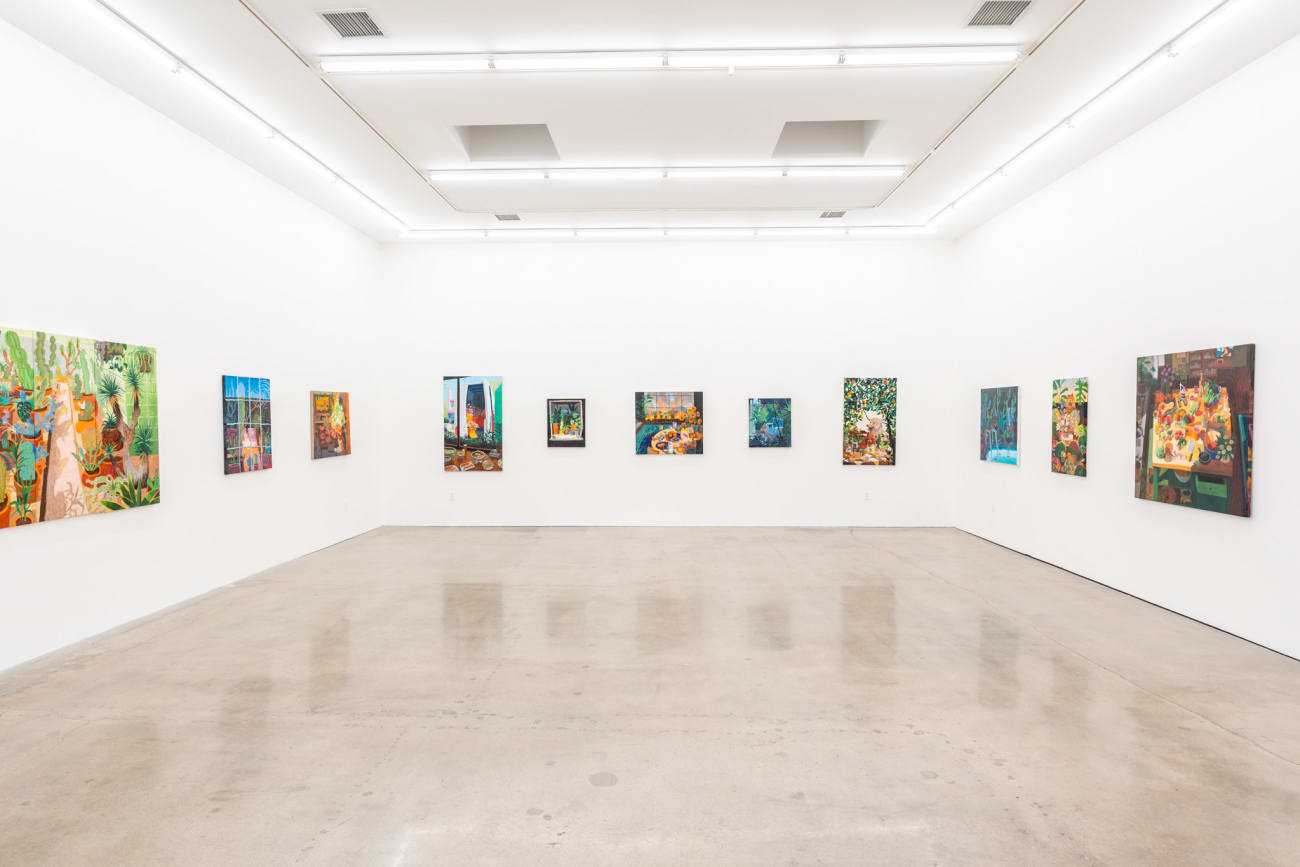 Installation image of Nicholas Bono Kennedy's artwork at Hashimoto Contemporary LA