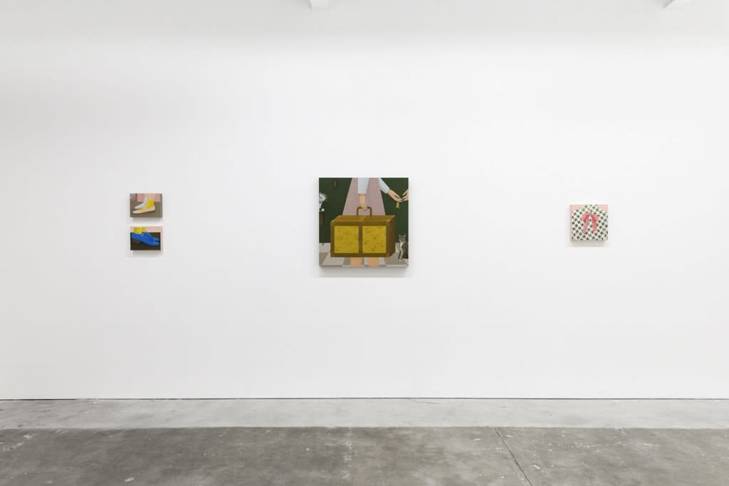 Installation view of Angela Burson's exhibition