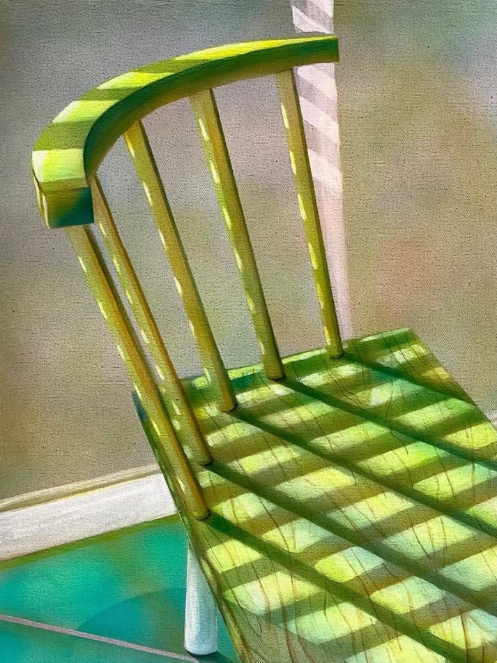 detail shot of chair