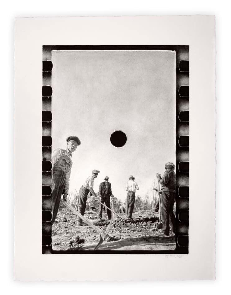 Joel Daniel Phillips, Killed Negative #10 / After Carl Mydans, 2020