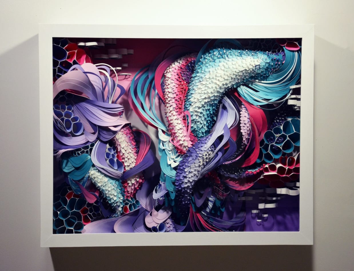 Crystal Wagner colorful biomorphic sculpture