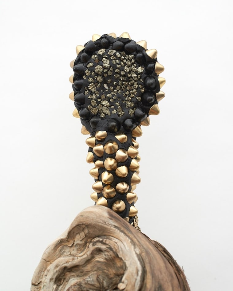 Lucien Shapiro, Holding His Head as Close to Her Heart Without Bleeding Spirit Totem, 2019