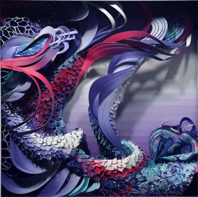 Crystal Wagner colorful biomorphic sculpture
