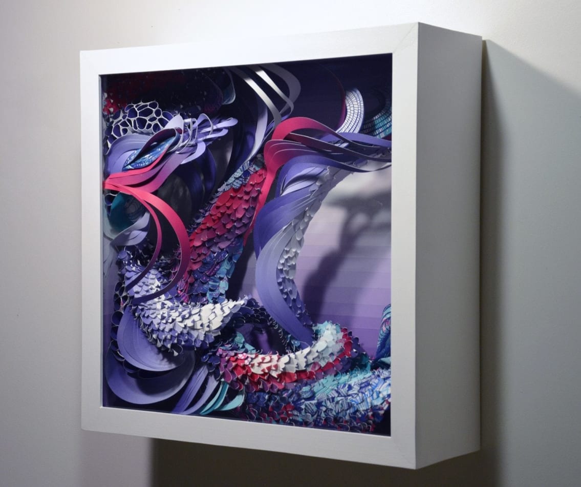 Crystal Wagner colorful biomorphic sculpture