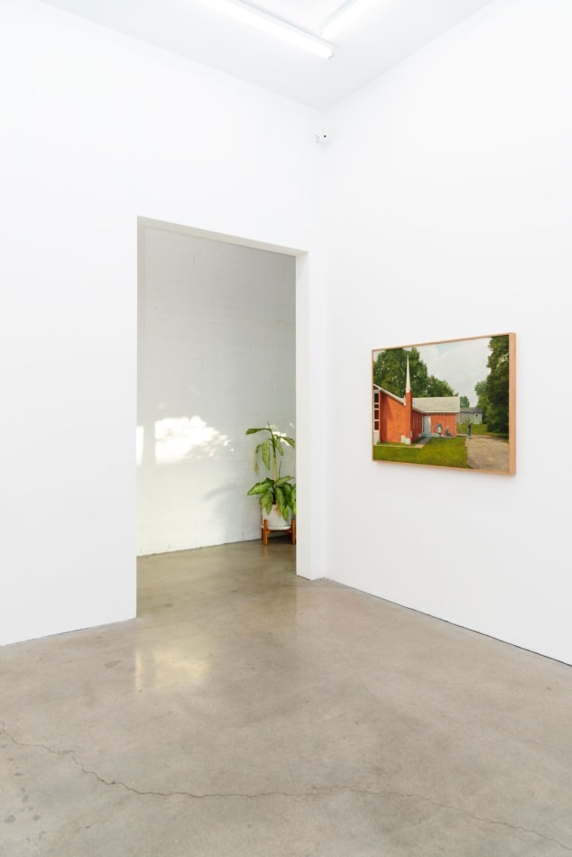 Installation image of Rachel Gregor's solo exhibition Still Summer at Hashimoto Contemporary Los Angeles