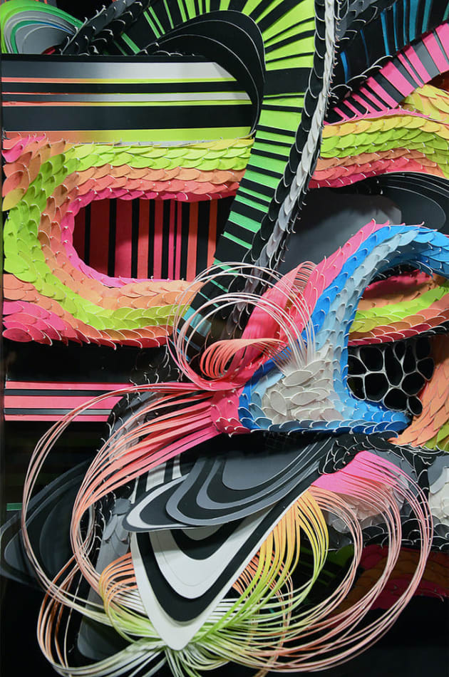 Crystal Wagner paper sculpture detail