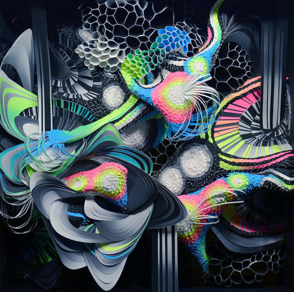 Crystal Wagner paper sculpture detail