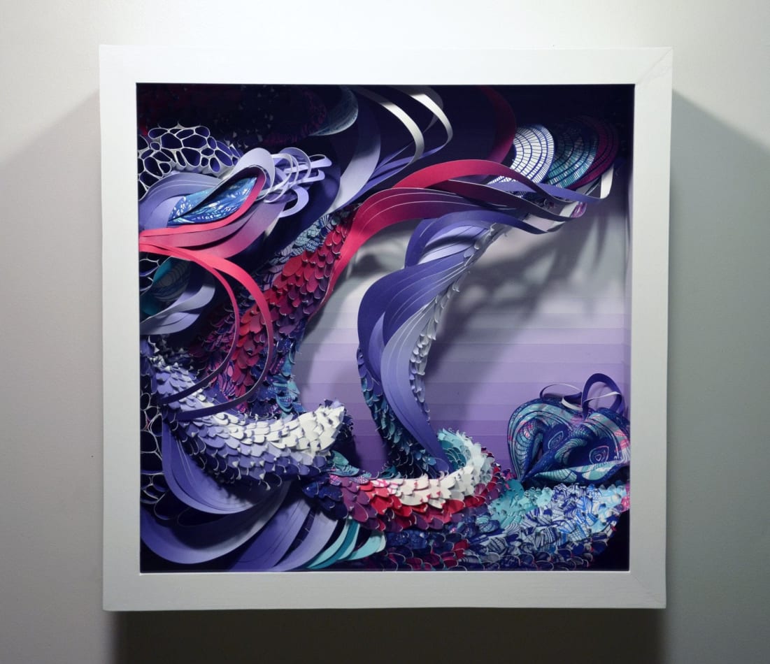 Crystal Wagner colorful biomorphic sculpture