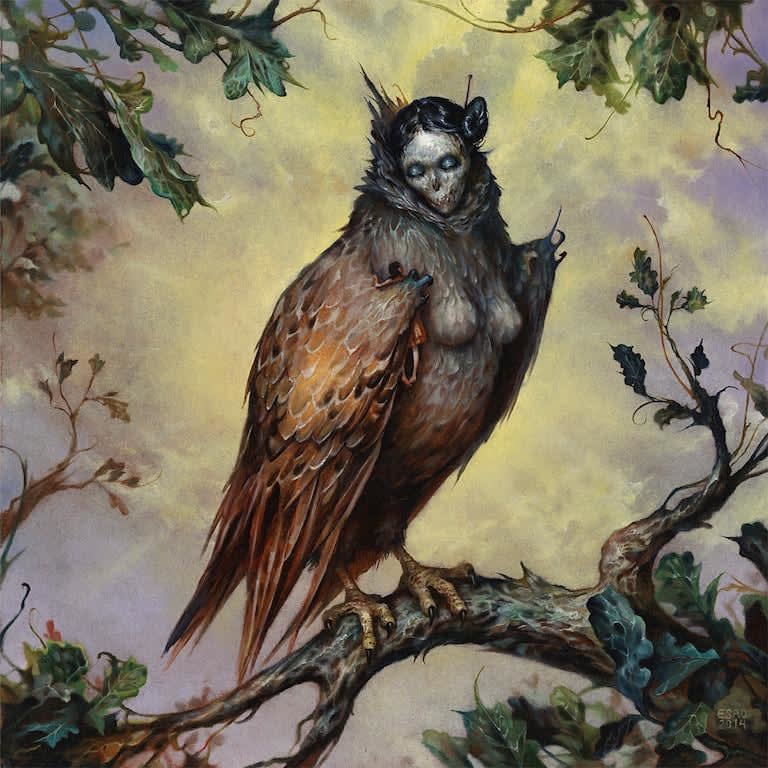 Esao Andrews owl with female face