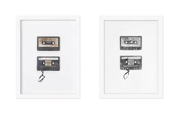 Joel Daniel Phillips, Found Objects #6 & #7 (Cassettes), 2017