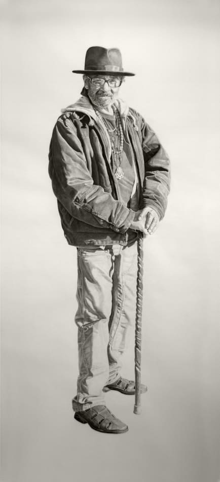 Joel Daniel Phillips large scale portrait of man