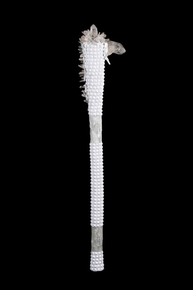 Lucien Shapiro, Quartz Selenite Axe, 2017