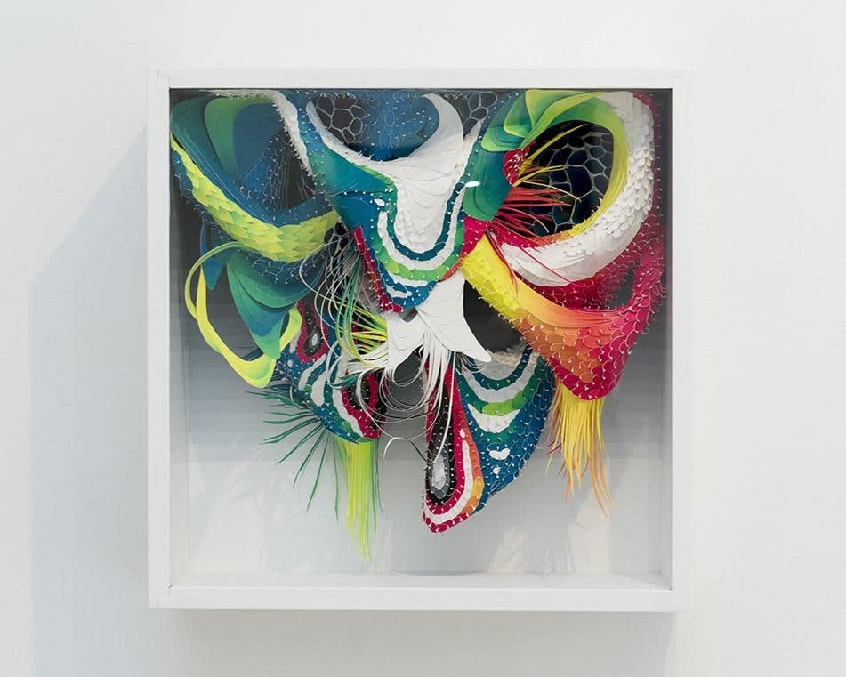 Crystal Wagner colorful paper sculpture