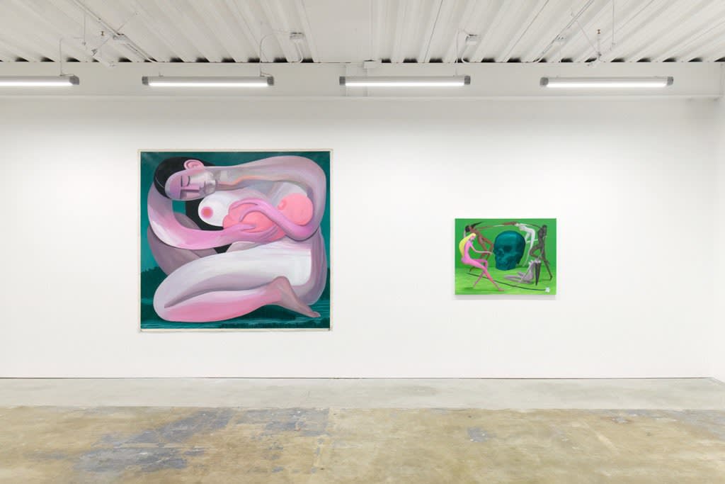 Installation photo of Maiden by Corey Lamb, left to right, 