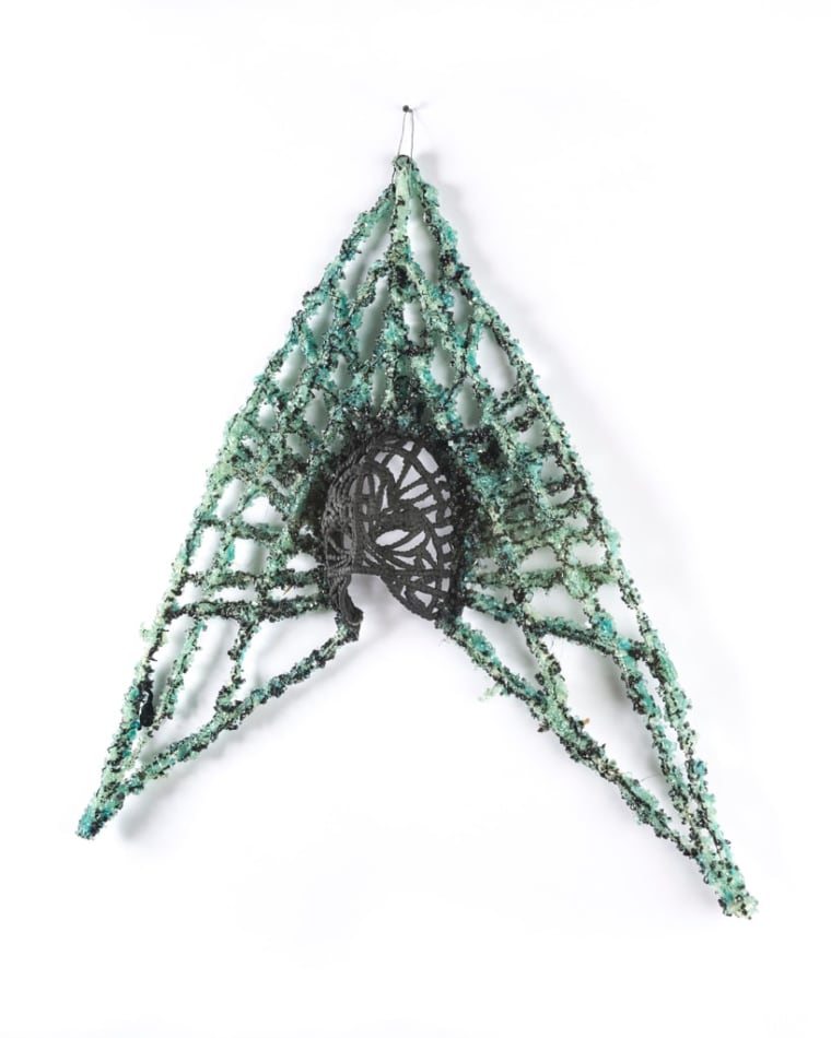 Lucien Shapiro, Weaving the Absence of Self Mask, 2017