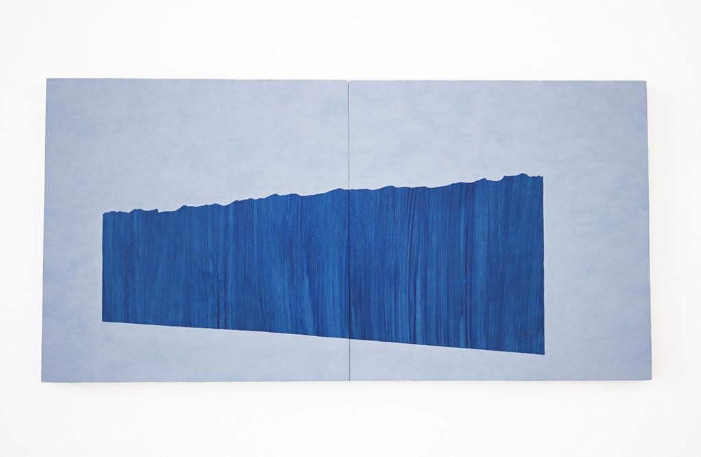 Steuart Pittman minimal blue painting