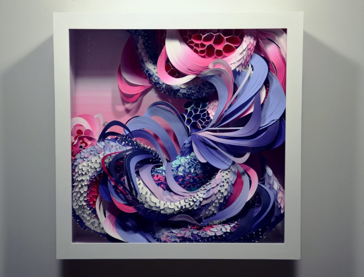 Crystal Wagner colorful biomorphic sculpture