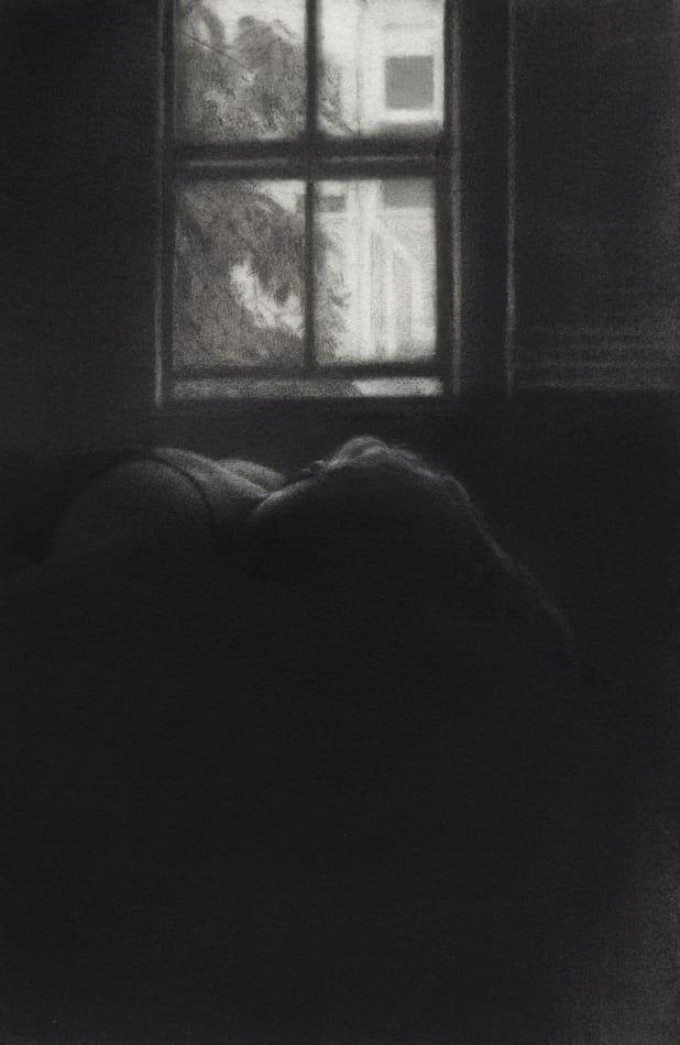 drawing of light coming through a window
