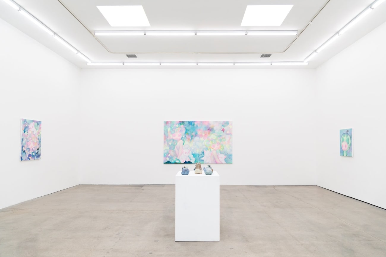 Installation image of So Youn Lee's work at Hashimoto Contemporary Los Angeles
