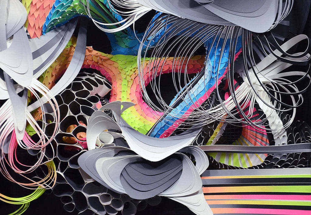 Crystal Wagner paper sculpture detail