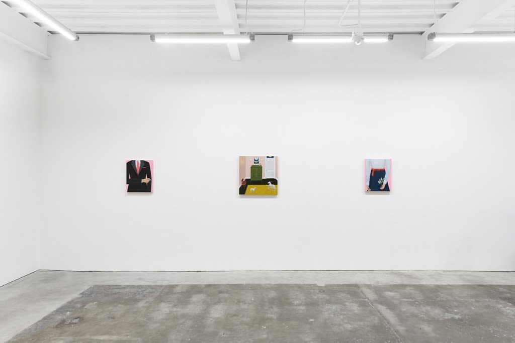 Installation view of Angela Burson's exhibition