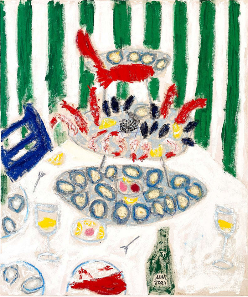 Michael McGregor, Still Life with Plateau de Fruit de Mer, 2021