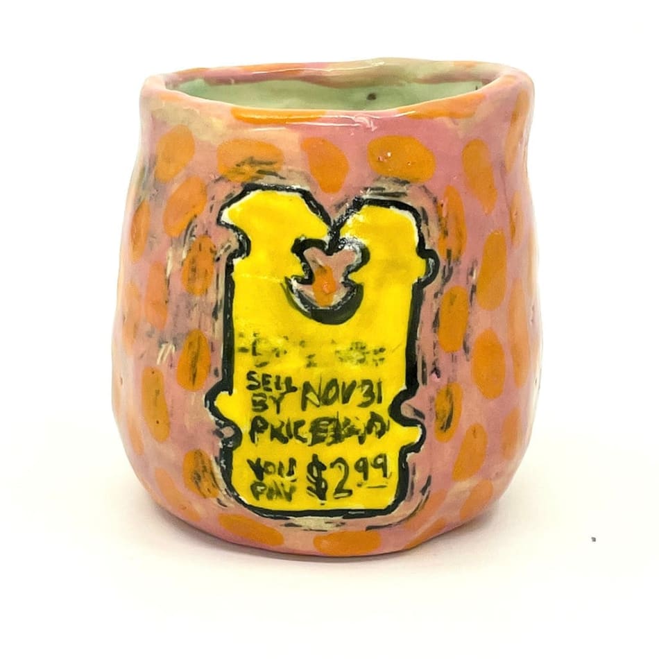 Dave Zackin's small ceramic cup