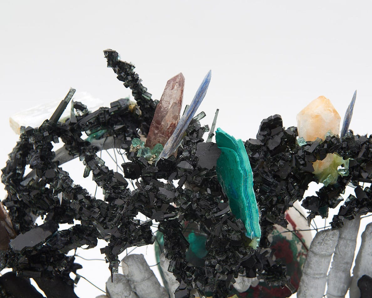 Lucien Shapiro, Two Rights and Two Lefts Make a 2 Shape Nest Healing and Bowing to Her Time Performance Mask, 2019