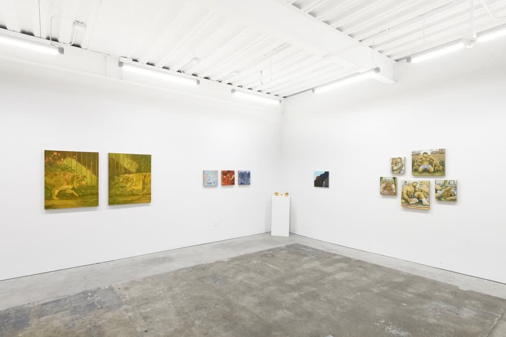 Installation view of the group exhibition Doggone Delightful at Hashimoto Contemporary San Francisco