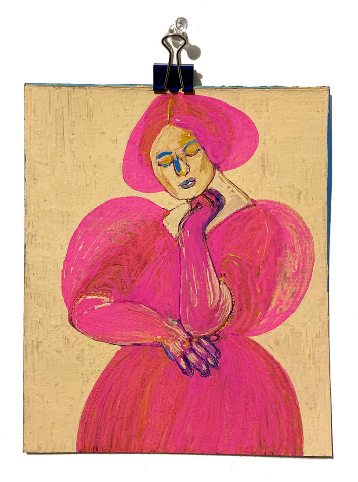 Aldrin Valdez, Sunny Day Indoors With Ingres, A Neon Bougie Fantasy, 2020