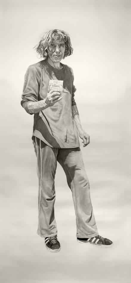Joel Daniel Phillips large scale portrait of man