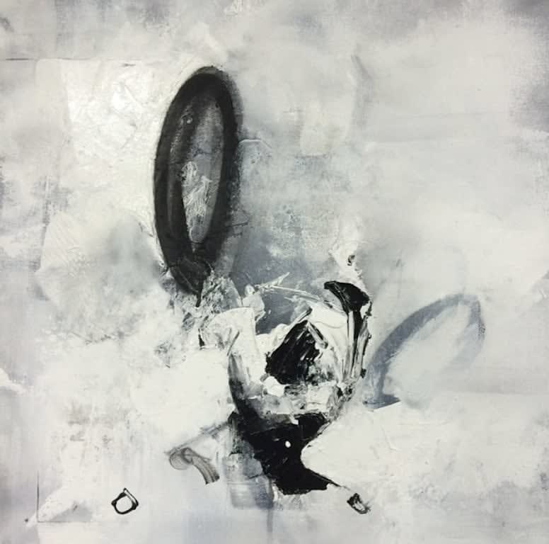 Ryan Hewett black and white painting