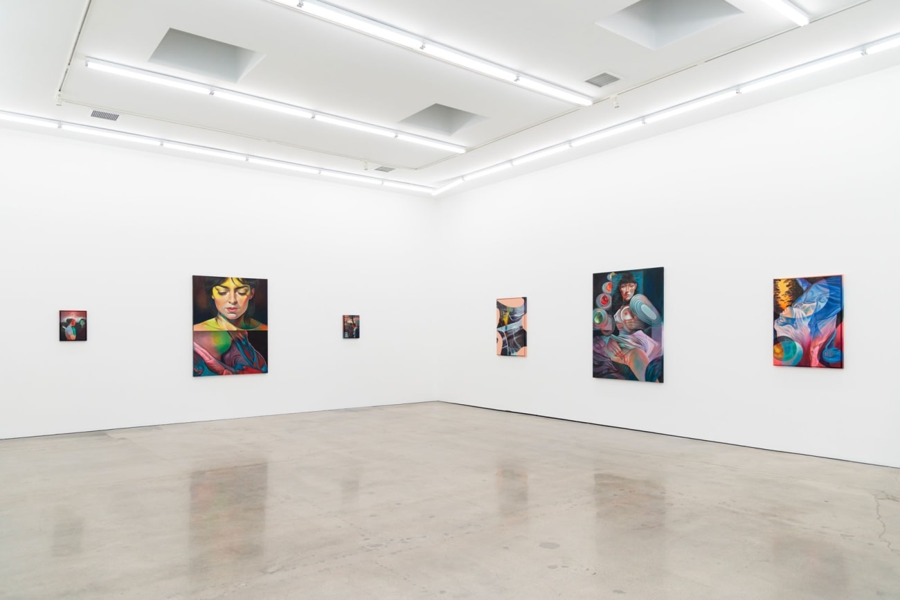Installation image of the painting at Hashimoto Contemporary Los Angeles
